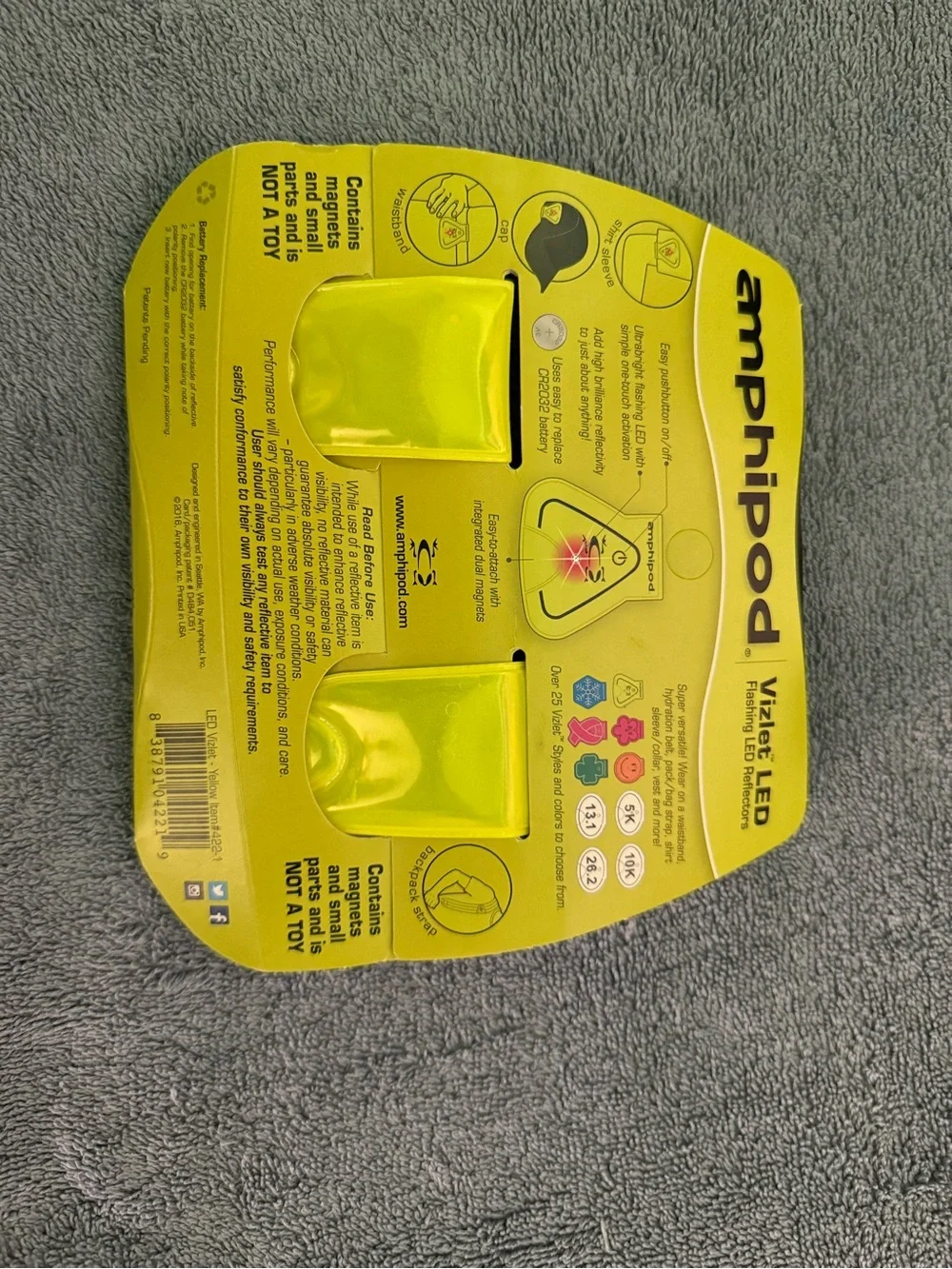 amphipod LED Reflector wearables